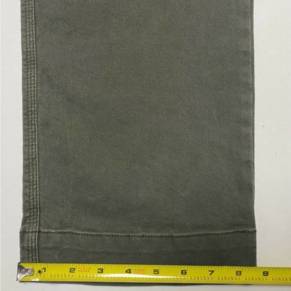 LOFT NWT Women’s Green High Waisted Slim Wide Leg Jeans Sz 26/2 - Picture 6 of 8